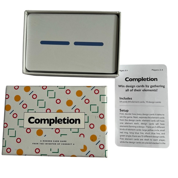 Completion A Modern Card Game From the Inventor of Connect 4 Wexler & Sons NEW - Picture 1 of 4